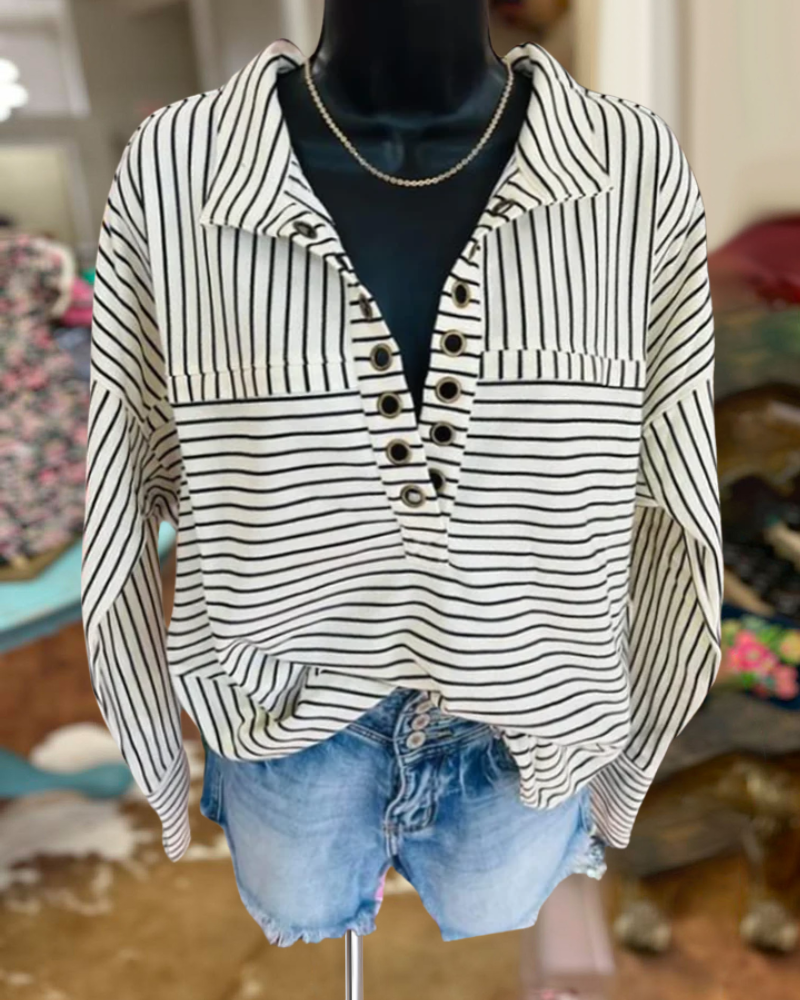 Life Lesson Striped Top