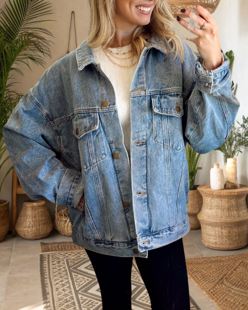 Trendy West Coast Denim Jacket
