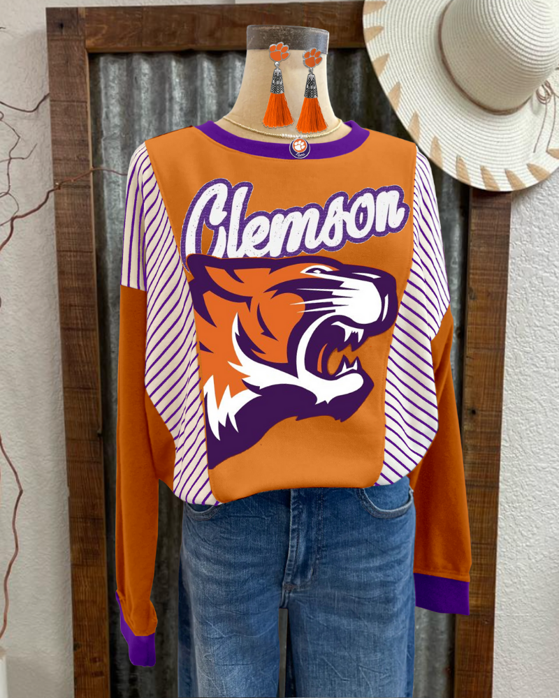 Clemson Tigers Crew Neck Sweatshirt