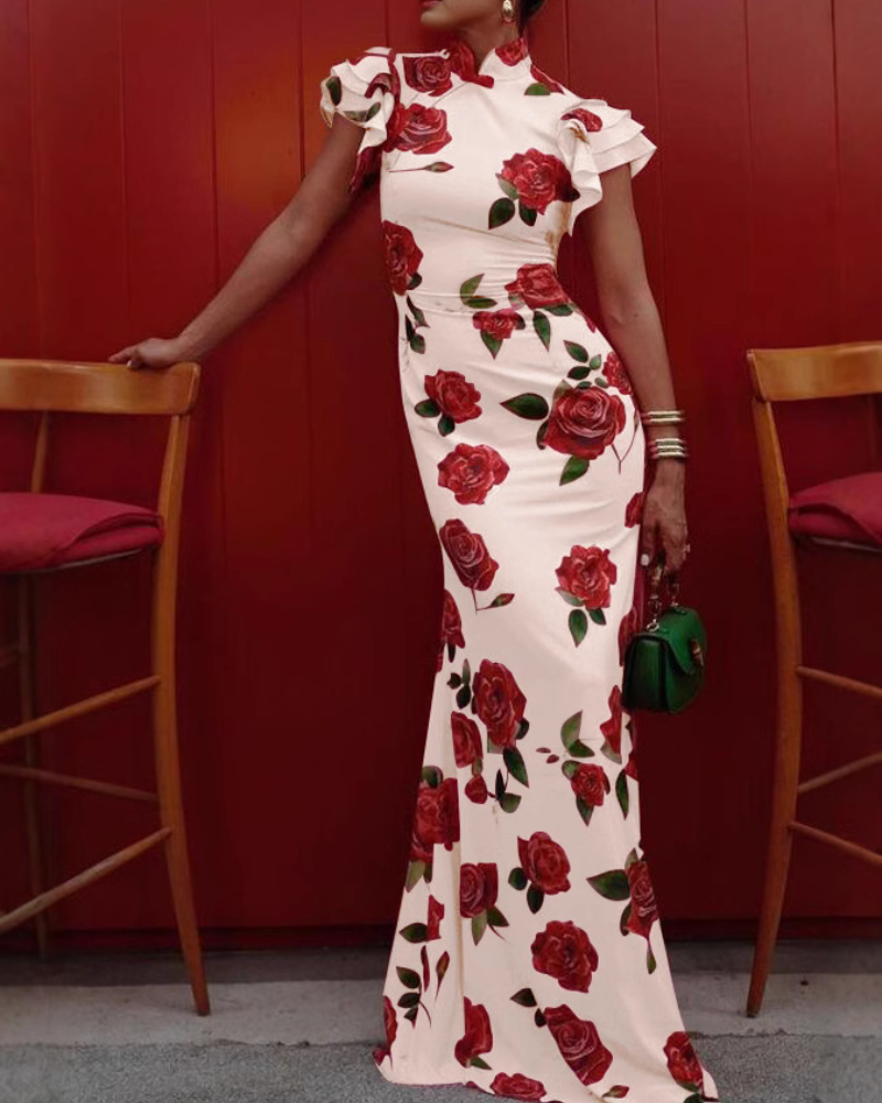 Charm Rose Maxi Dress