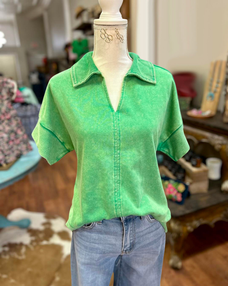 Simple Solid Color Top