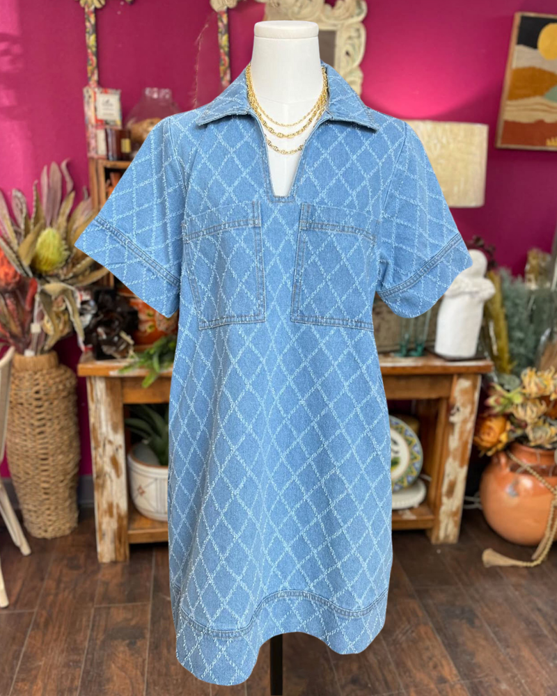 Chic Check Mini Dress