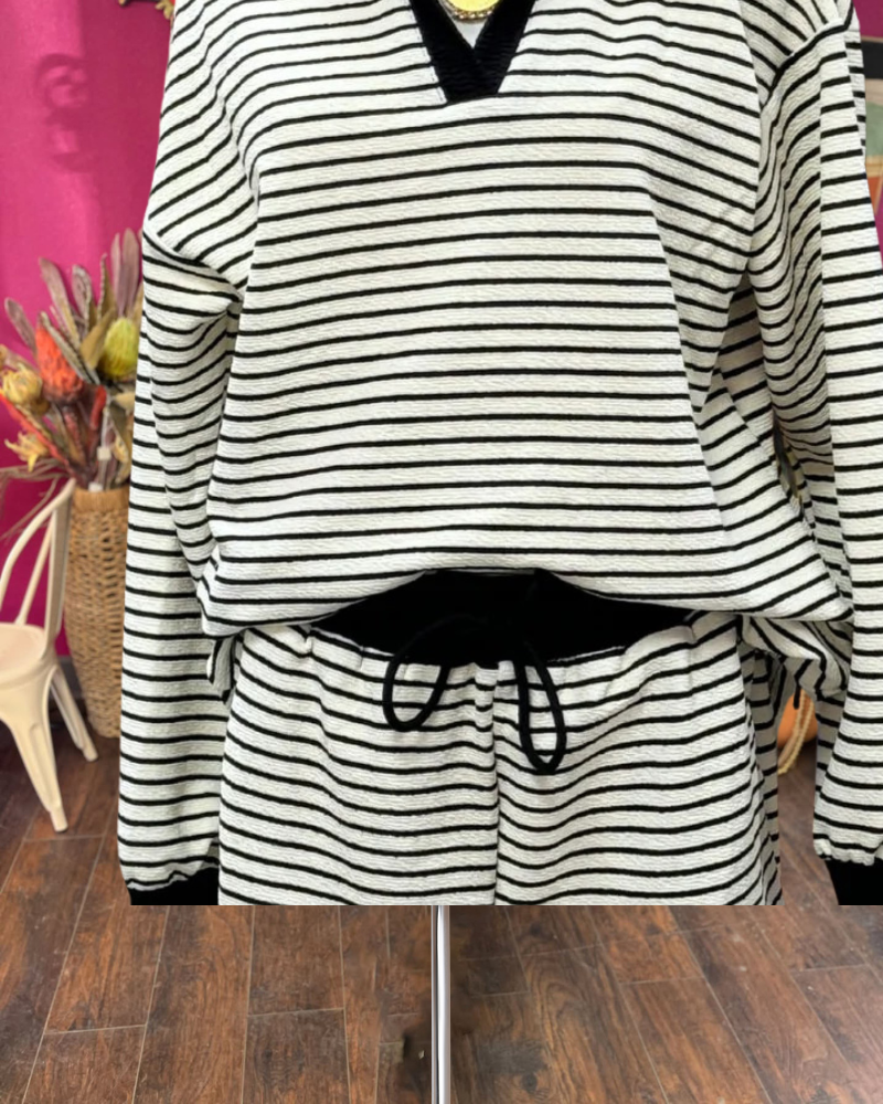 Must Have Striped Polo Set