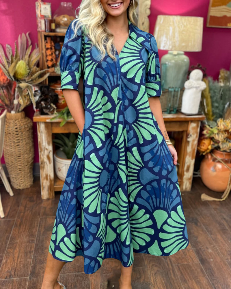 Chic Blooming Petal Dress