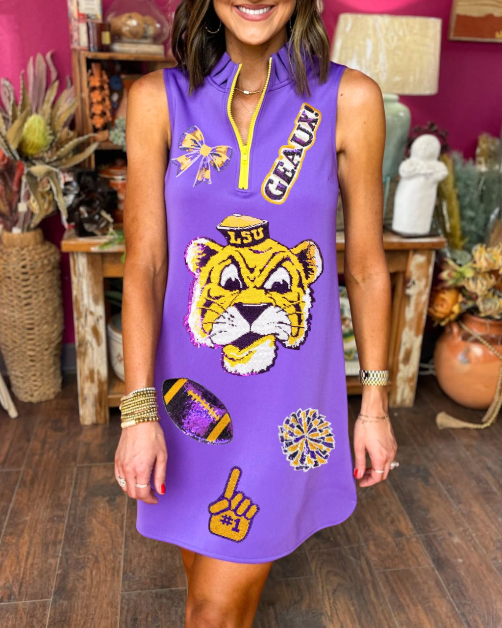 LSU Tigers Sequin Dress