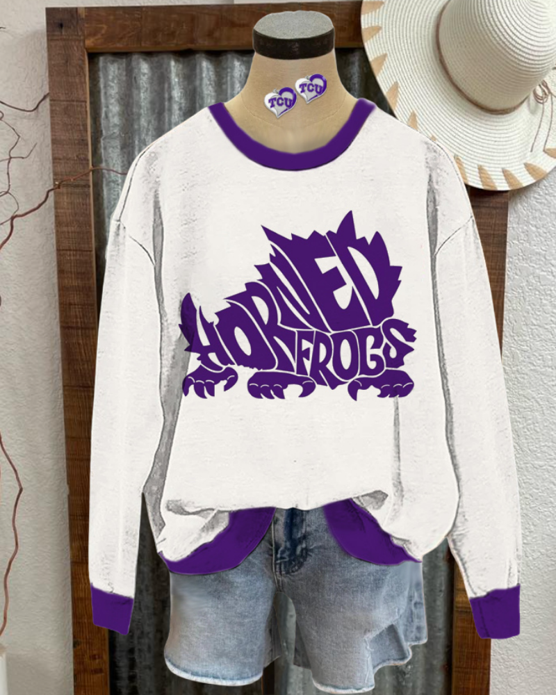 TCU Horned Frogs Graphic Sweatshirt
