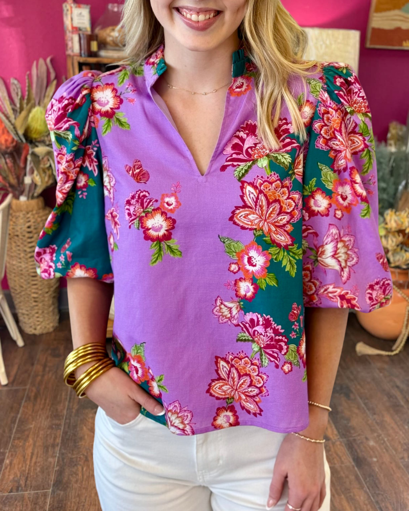 Charming Spring Garden Top