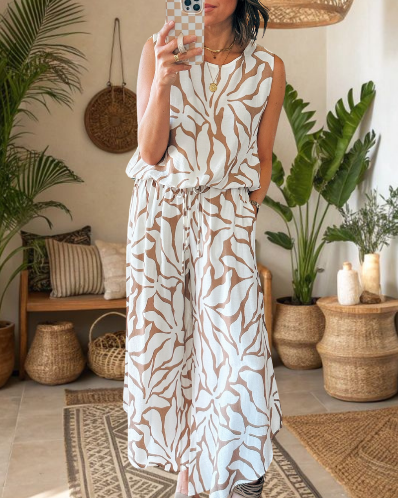 Trendy Unique Texture Satin Set