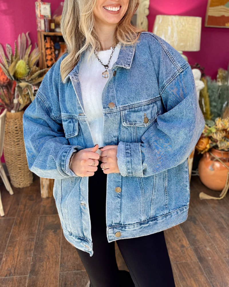 Trendy West Coast Denim Jacket