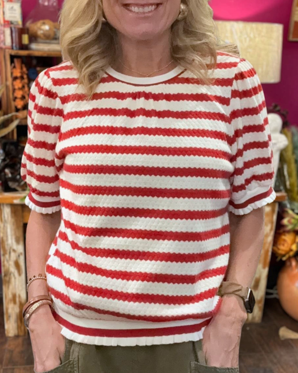 Twist Stripes Tee