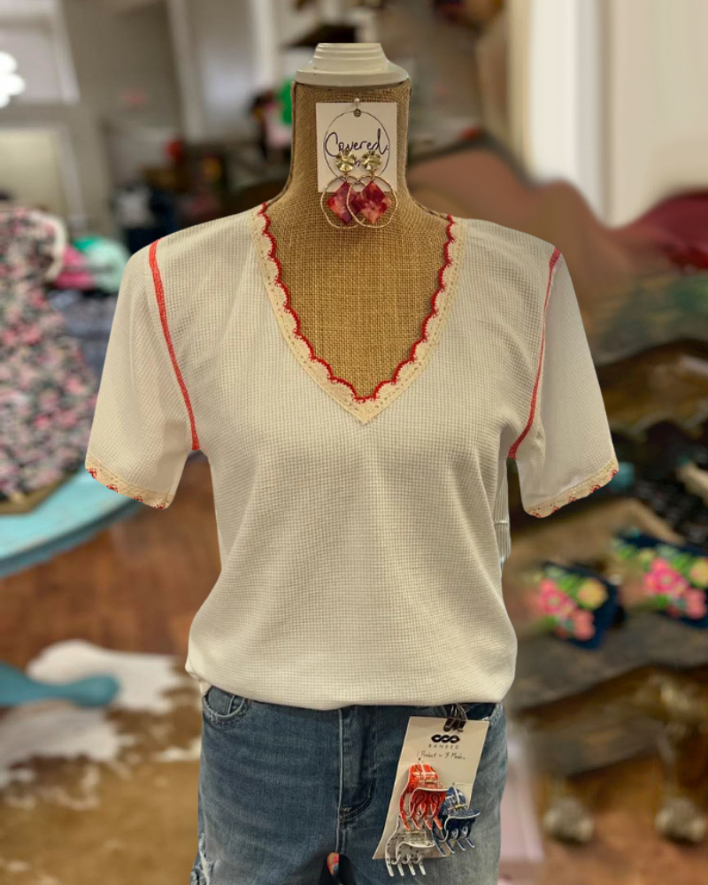 Wave Lace Top