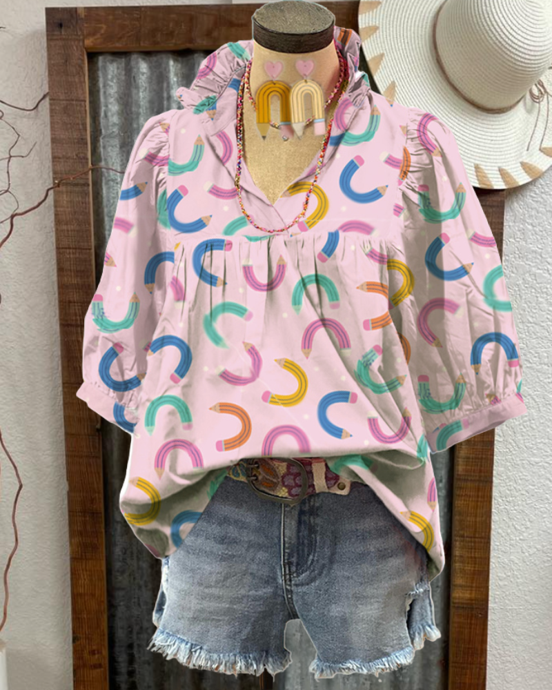 Playful U-shaped Pencil Top