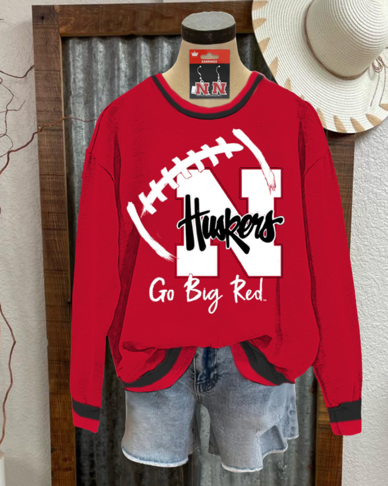 Nebraska Huskers Football Sweatshirt
