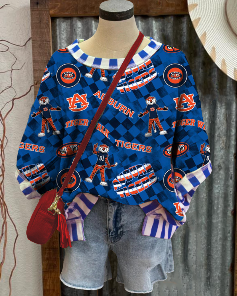 Auburn Tigers Plaid T-shirt