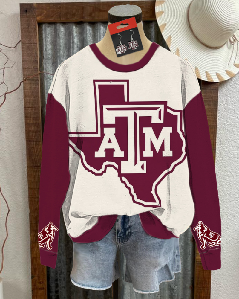 Texas A&M Crew Neck Sweatshirt