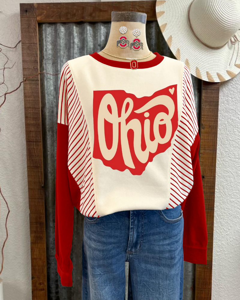 Stylish OHIO Crewneck Sweatshirt