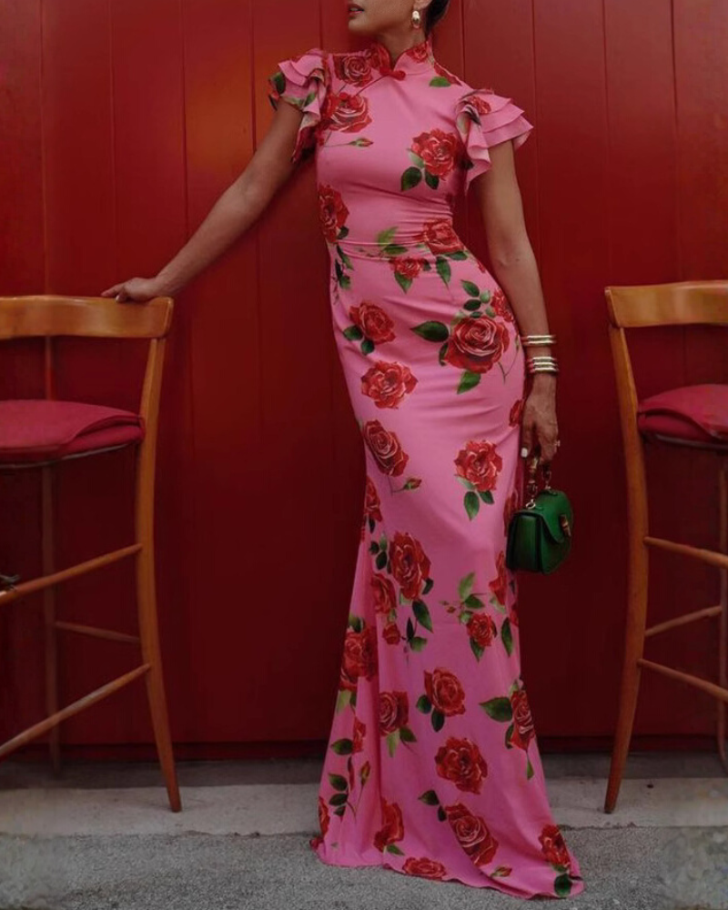 Charm Rose Maxi Dress