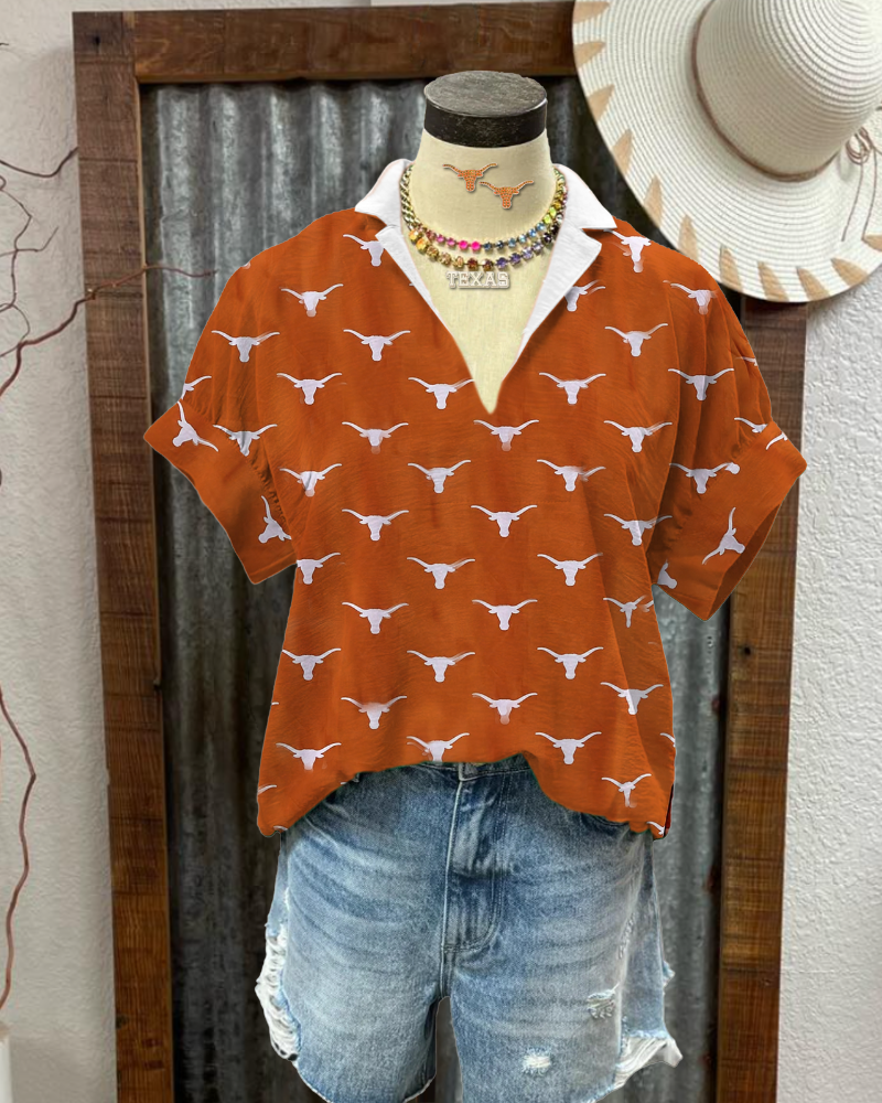 Texas Longhorns Graphic Top