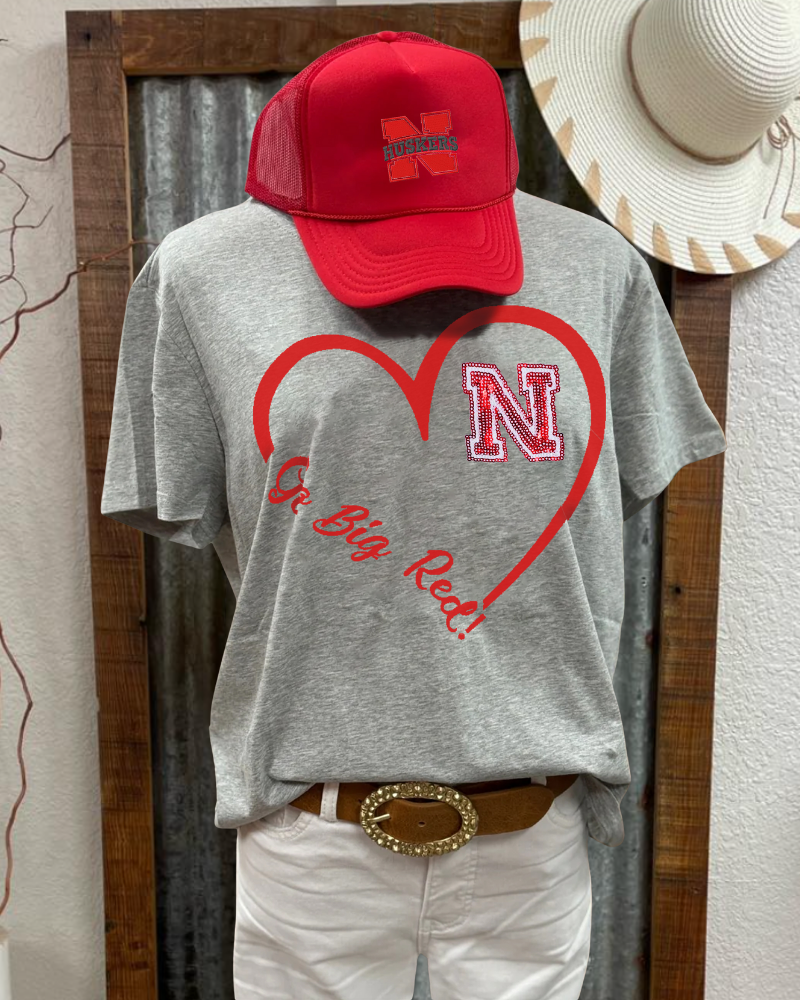 Nebraska Huskers Sequin Tee
