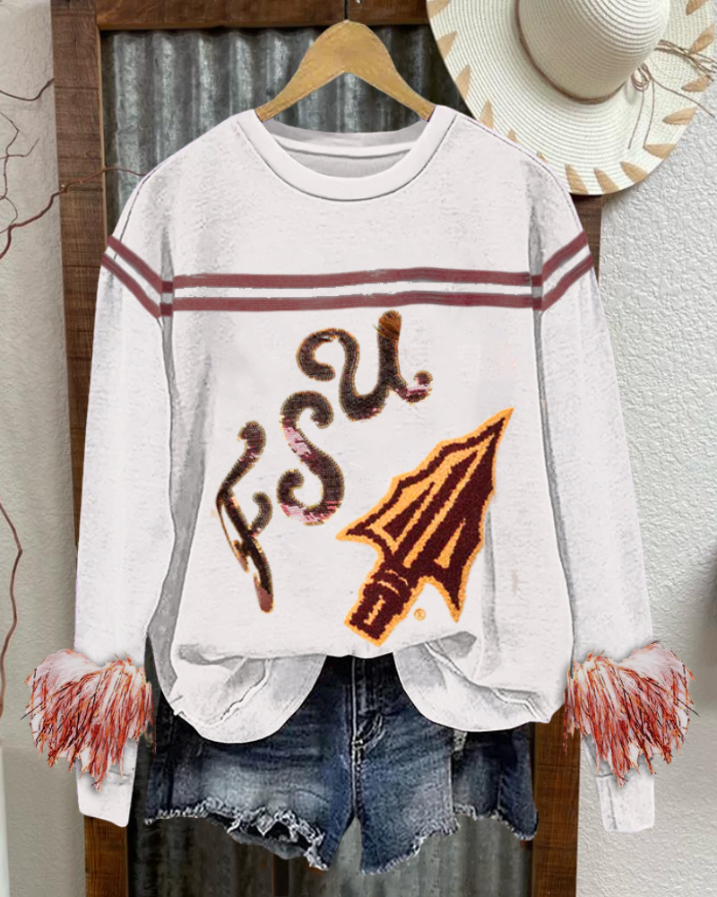 FSU Seminoles Sequined Sweatshirt