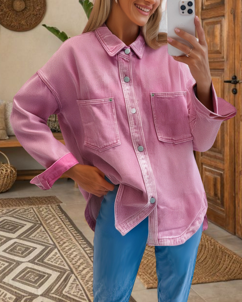 Simple Stylish Button Jacket