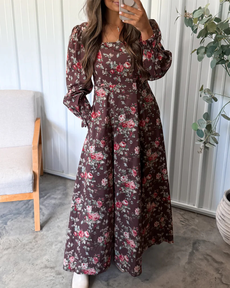 Romance Floral Maxi Dress