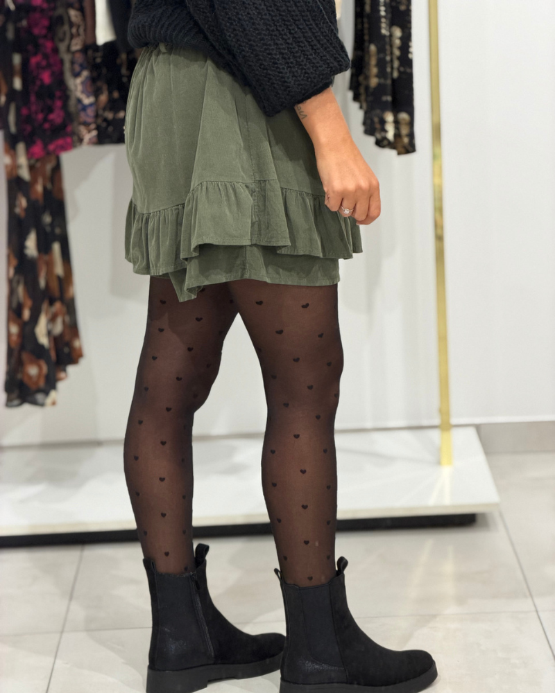 Stylish Ruffled Jupe Short