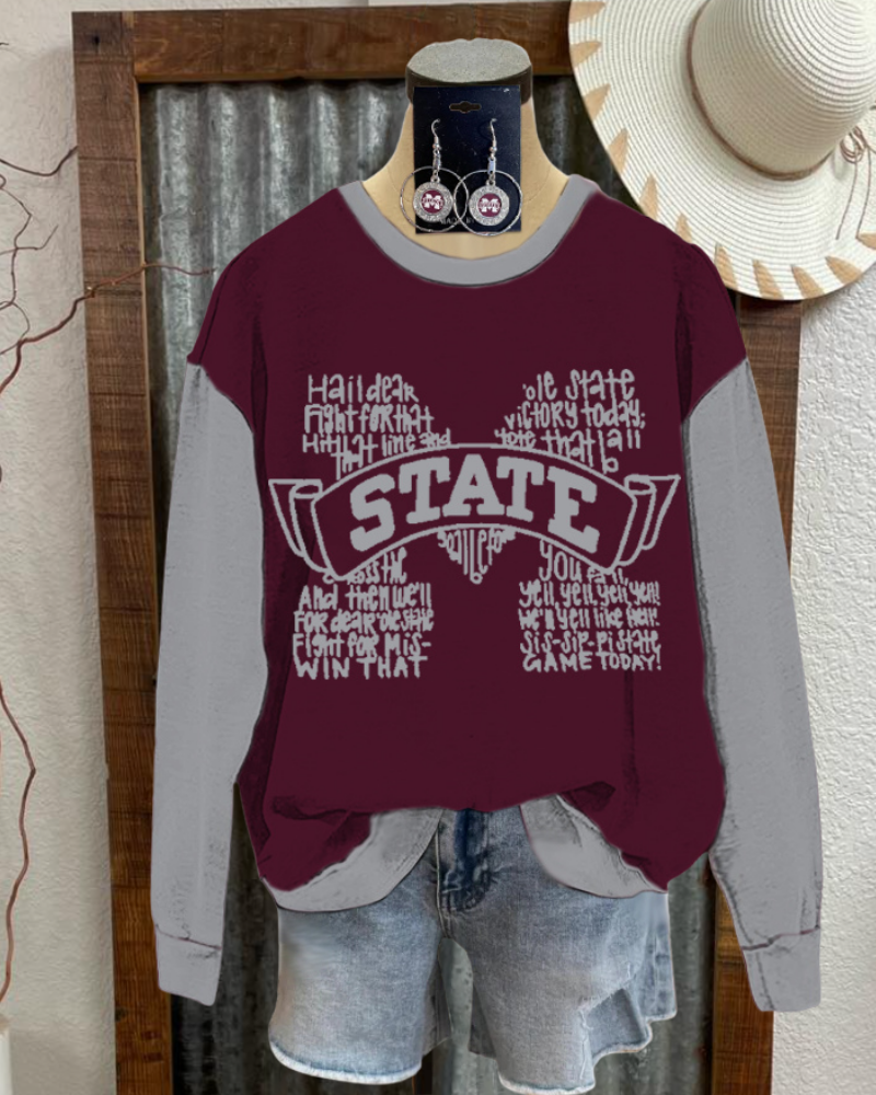 MSU State Crew Neck Sweatshirt