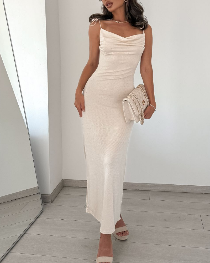 Tight Backless Camisole Dress