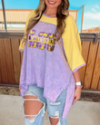 Oversized LSU Tigers Washed T-Shirt
