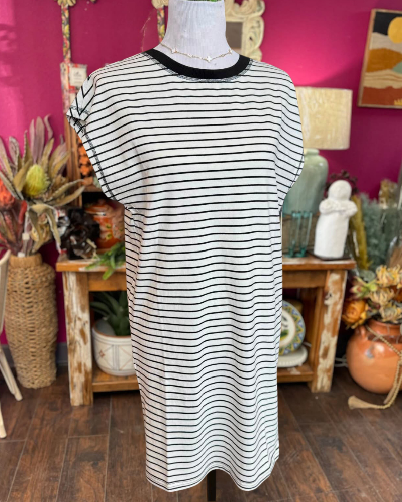 Daily Casual Striped Dress