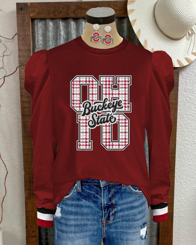 Ohio Buckeye State Crewneck Sweatshirt