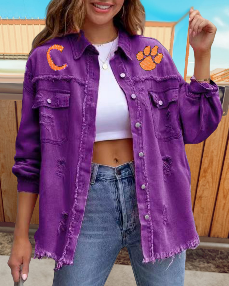 Clemson Tigers Sequin Jacket