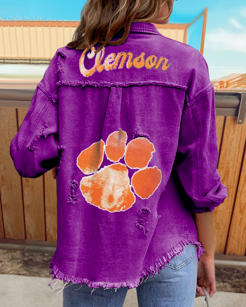 Clemson Tigers Sequin Jacket