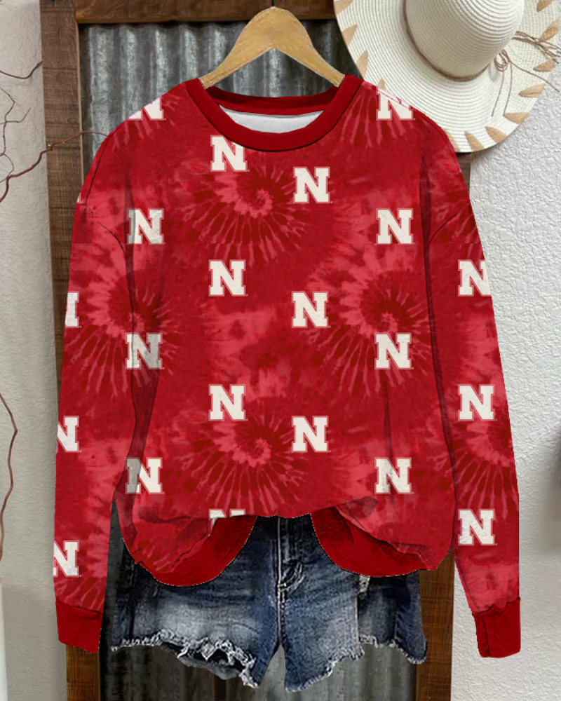 Nebraska Huskers N Print Sweatshirt