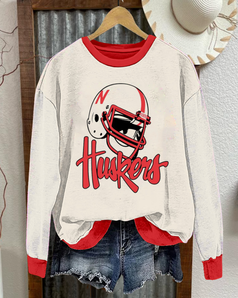 Nebraska Huskers Graphic Sweatshirt