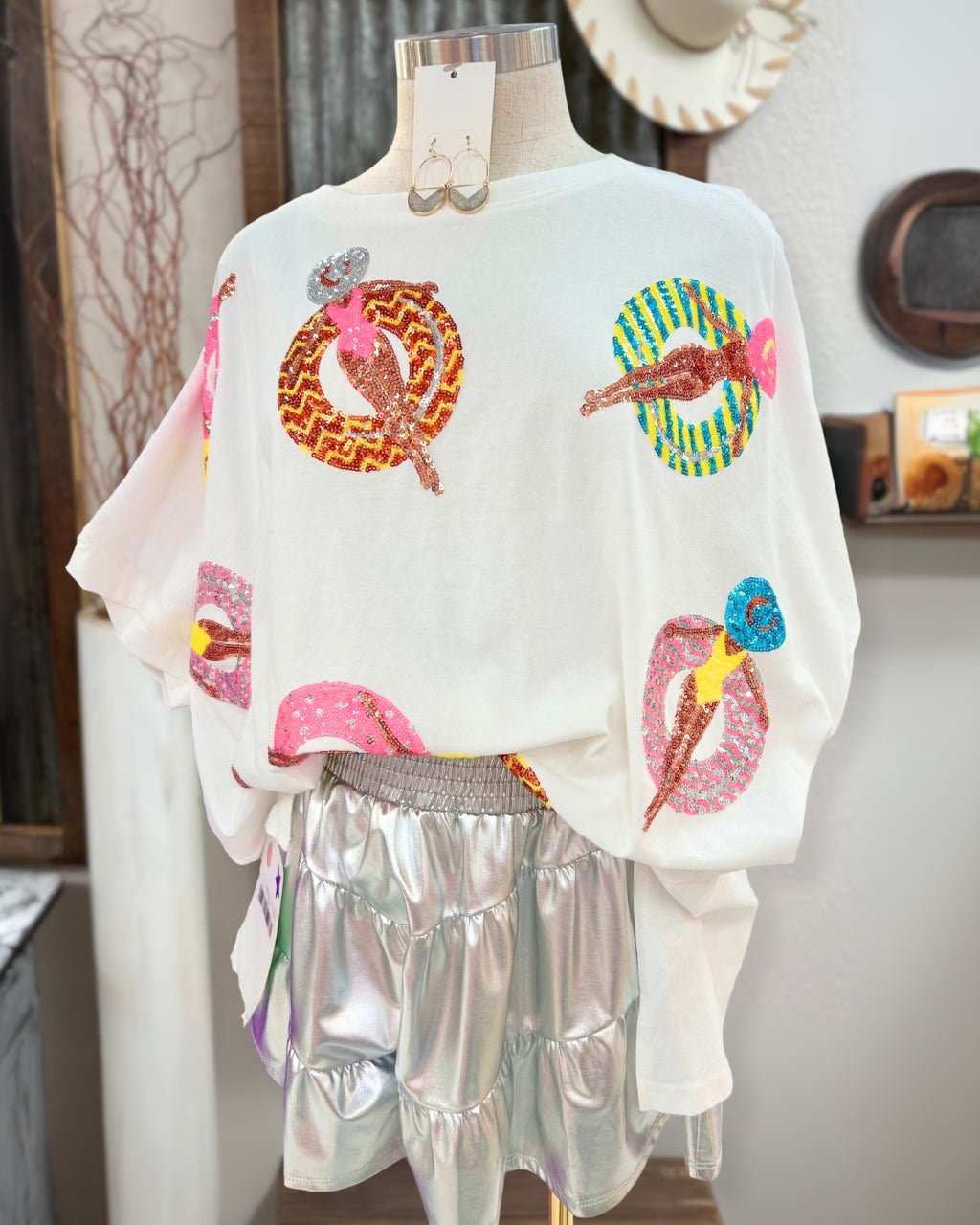 Pool Girl Sequin Tee