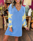 Star Washed Slouch Dress