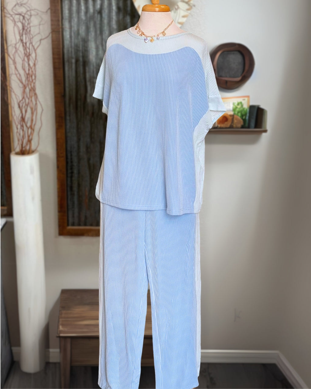 Relaxed Ribbed Block Set