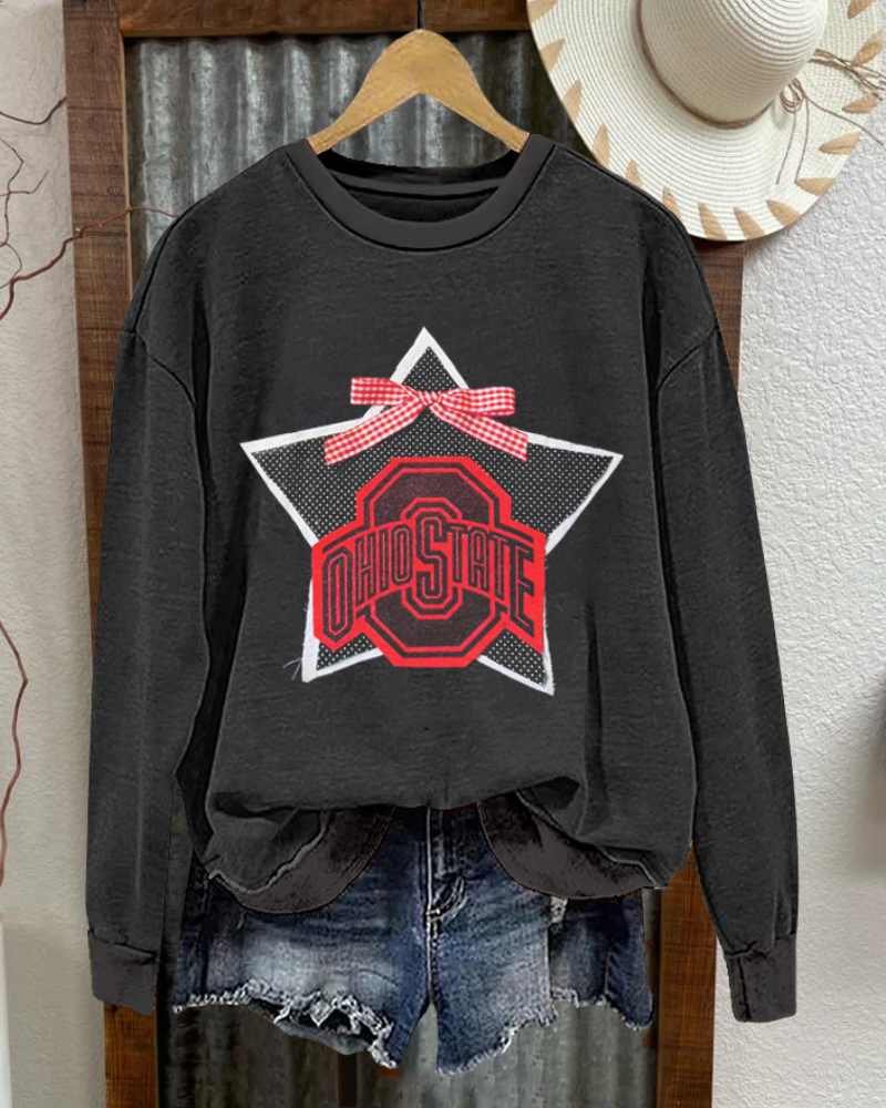 Ohio State Bow Star Sweatshirt