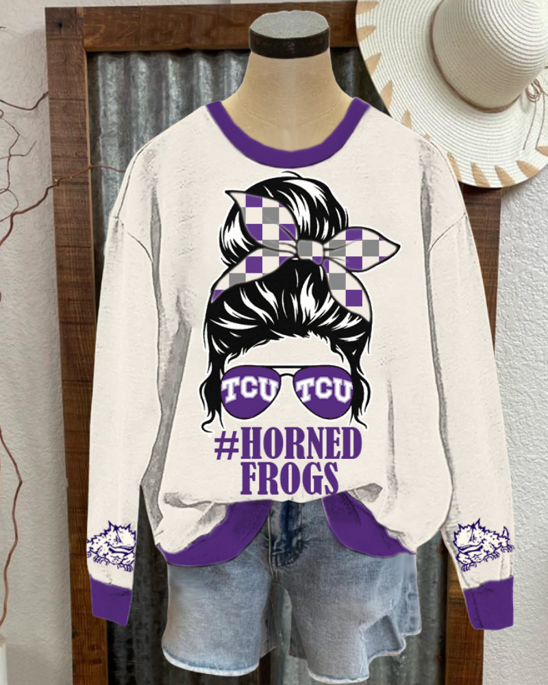 TCU Horned Frogs Graphic Pullover