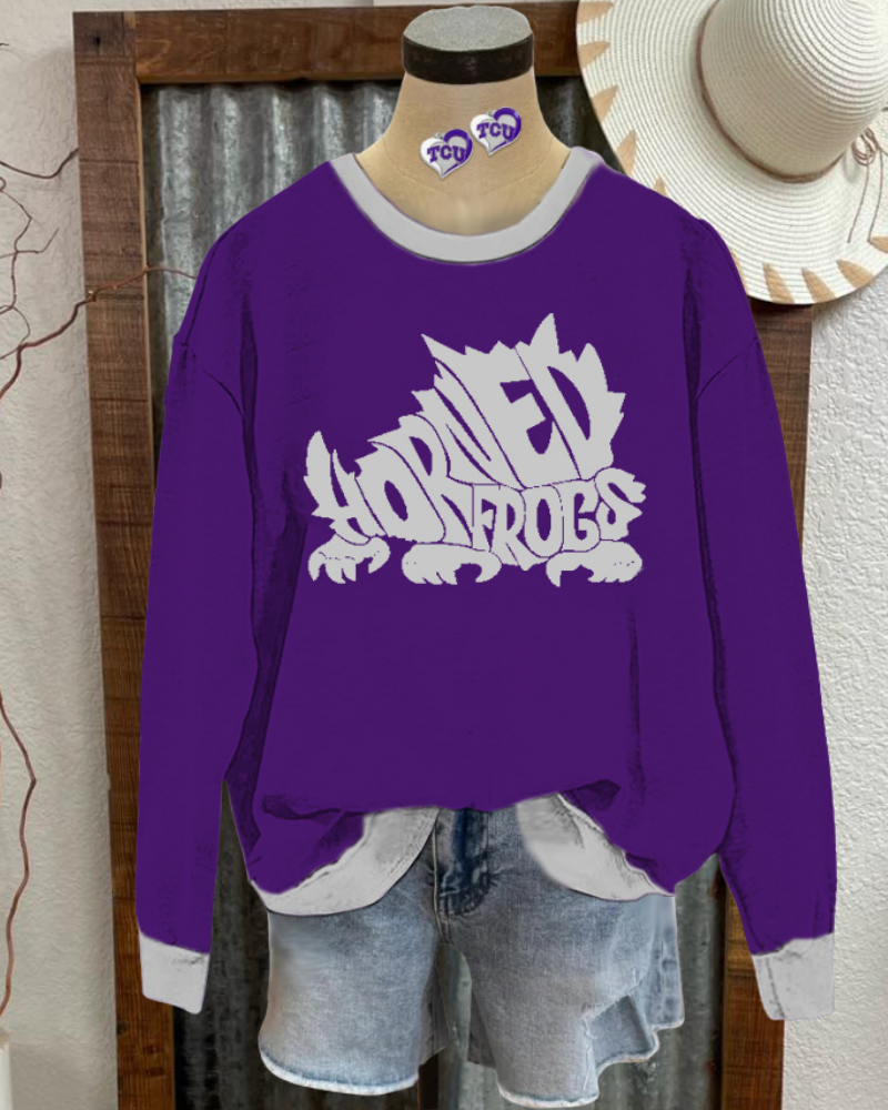 TCU Horned Frogs Graphic Sweatshirt