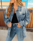 Trendy Star Denim Jacket