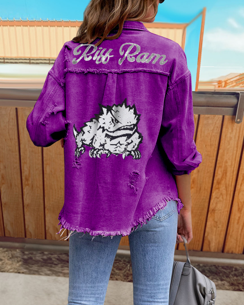 TCU Horned Frogs Sequin Jacket