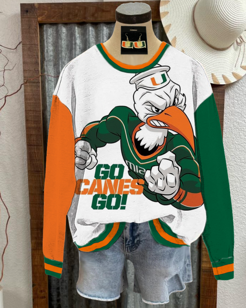 Miami Sebastian Contrast Sweatshirt