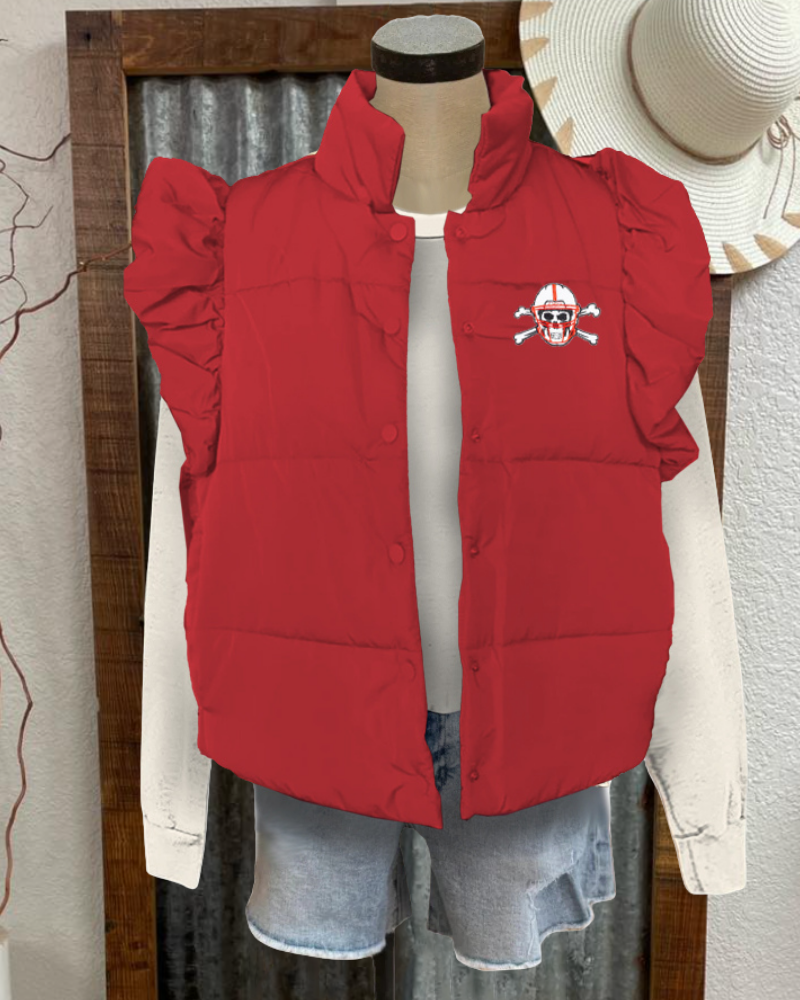 Nebraska Huskers Sequined Vest Jacket