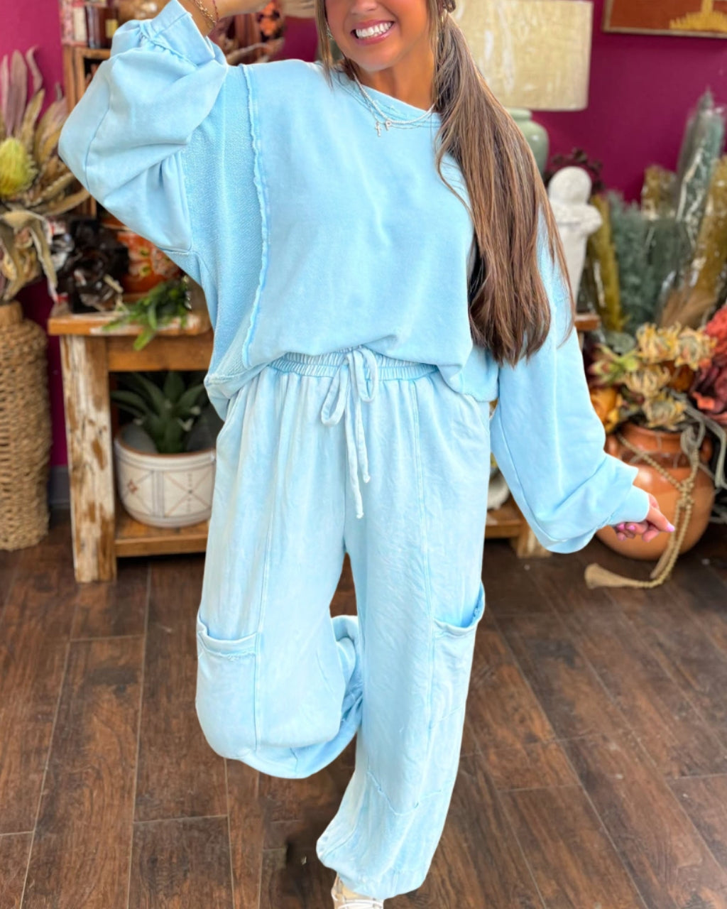 Slouchy Easy Washed Set