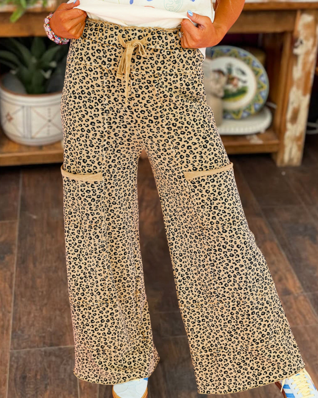 Leopard Lounge Wide Pants