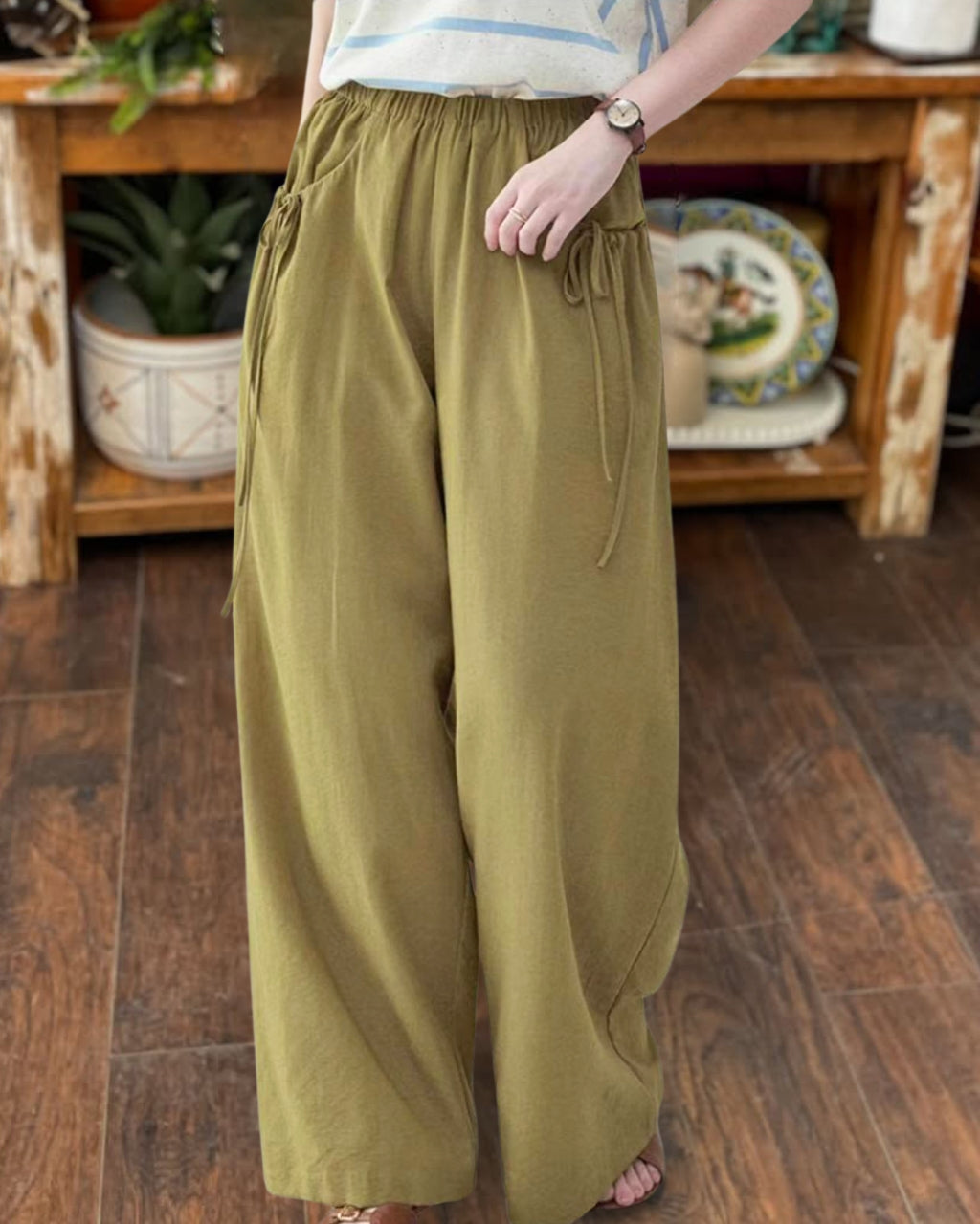 Linen Breeze Long Pant