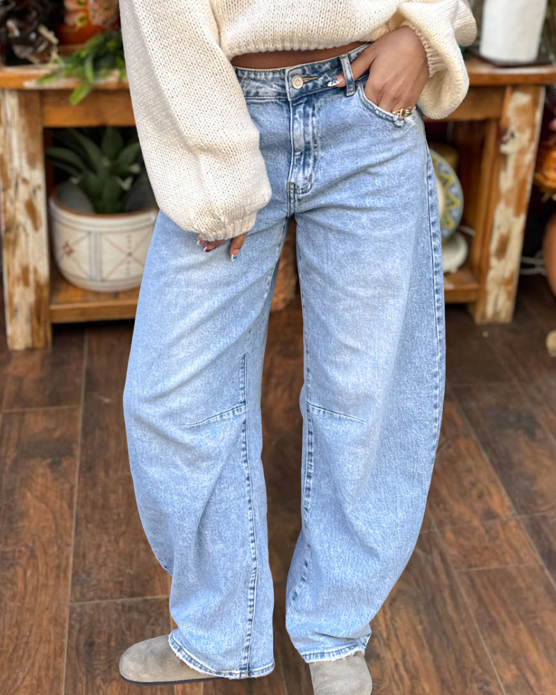 Classic Vacation Washed Jeans